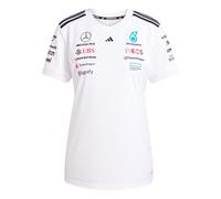 Adidas Mercedes Amg Petronas F1 Team Short Sleeve T-shirt Blanc XS Femme