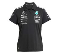 Adidas Femme Mercedes - AMG Petronas Formula One Team Team Polo Black Women, Black/White, S