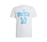 ADIDAS PERFORMANCE T-Shirt fonctionnel 'Messi Name and Number' bleu clair / blanc, Taille 164