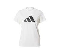 adidas Femme Train Essentials Big Performance Logo Training Tee, White/Black, S