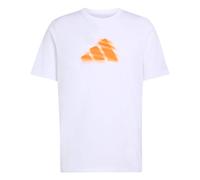 Adidas Clay Graphic Short Sleeve T-shirt Blanc XL Homme