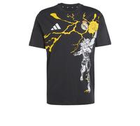 ADIDAS PERFORMANCE T-Shirt fonctionnel 'Real Madrid Avengers' bleu / curry / noir / blanc cassé, Taille XS