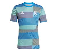 ADIDAS PERFORMANCE T-Shirt fonctionnel 'Real Madrid Prematch 2025/2026' azur / gris / vert clair / blanc, Taille M