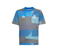 ADIDAS PERFORMANCE T-Shirt fonctionnel 'Real Madrid Prematch 2025/2026' bleu / bleu clair / gris foncé / blanc, Taille 140