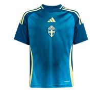 ADIDAS PERFORMANCE T-Shirt fonctionnel 'Sweden 25 (Women's Team) Away' azur / bleu foncé / jaune clair, Taille 176