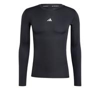ADIDAS PERFORMANCE T-Shirt fonctionnel 'TECHFIT Compression Training Long Sleeve' noir / blanc, Taille XL