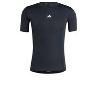 ADIDAS PERFORMANCE T-Shirt fonctionnel 'TECHFIT Compression Training' noir / blanc, Taille XL