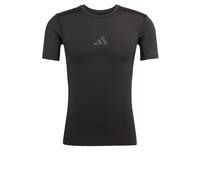 ADIDAS PERFORMANCE T-Shirt fonctionnel 'Techfit Control' gris / noir, Taille XXXL