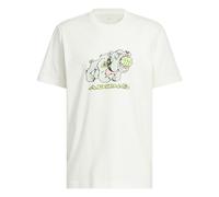 ADIDAS PERFORMANCE T-Shirt fonctionnel 'That Dawg In Em' vert clair / rose / noir / blanc, Taille L