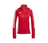 Adidas Tiro24 Half Zip Sweatshirt Rouge L / Regular Femme