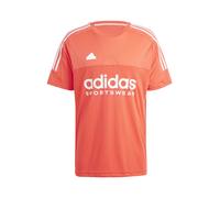 ADIDAS PERFORMANCE T-Shirt fonctionnel 'Tiro' rouge / blanc, Taille S
