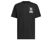 ADIDAS PERFORMANCE T-Shirt 'World Wide Hoops' pierre / noir, Taille S