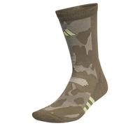 adidas, Performance Training Graphic Camo, Chaussettes, Boucles D'Olive/Metal Gray/Pulse Lime, M, Unisexe-Adulte