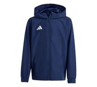 Adidas Kids' Entrada 26 Water And Wind Resistant Rain Anorak Marine 13 ans Male