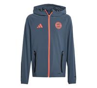 Adidas Fc Bayern Tiro 25/26 Competition Vis Tech Travel Junior Hoodie Bleu 7-8 Years Enfants