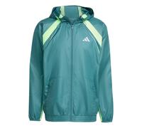 ADIDAS PERFORMANCE Veste de sport 'Tech Apparel' pétrole / vert clair / blanc, Taille L