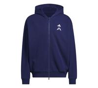 ADIDAS PERFORMANCE Veste de survêtement 'Adidas x FARM Saccosh' bleu nuit / blanc, Taille XXL