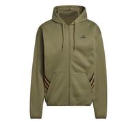 ADIDAS PERFORMANCE Veste de survêtement 'Crazy Warm' olive / orange / noir, Taille XXL