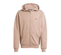 ADIDAS PERFORMANCE Veste de survêtement 'Designed For Training' beige / beige foncé / noir, Taille M