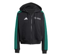 Adidas Femme Mercedes - AMG Petronas Formula One Team DNA Full Zip Hood Women, Black/White, M
