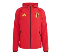 ADIDAS PERFORMANCE Veste mi-saison 'Belgium Tiro Travel Full Zip' jaune / rouge / noir, Taille XXL