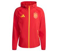 ADIDAS PERFORMANCE Veste mi-saison 'Spain Tiro Travel Full Zip Windbreaker' jaune / rouge, Taille L