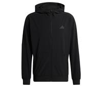 adidas Homme D4T Workout Full-Zip Hoodie Sweatshirt, Black, XS