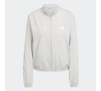 Adidas Train Essentials 3 Stripes Woven Warm Up Full Zip Sweatshirt Beige XL / Regular Femme