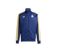 Adidas Vestes d'entraînement Real Madrid Bleu foncé/Jaune d'or/Blanc Taille L