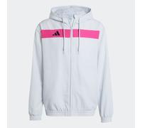 ADIDAS PERFORMANCE Vestes d’entraînement 'Tiro 25 Essentials' gris clair / rose / noir, Taille M