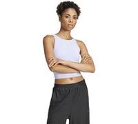 Adidas Performance Yoga Cropped Tank With Inner Shelf Violet Tone Taille: L | Chaussettes de sport Outlet | Femme | Mauve