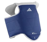 adidas Plastron Enfants réversible (Couleur : Rouge/Bleu - Taille : S)