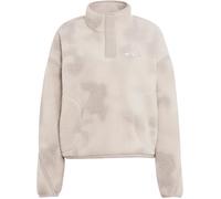 Adidas - Polaire chaude et demi-pressionnée - Multi High Pile Fleece Pullover AOP W Wonder Alumina pour Femme - Taille S - Beige Beige S