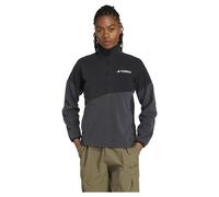 Adidas Veste polaire Terrex Multi Climawarm demi-zip Femme Noir/Gris Taille M