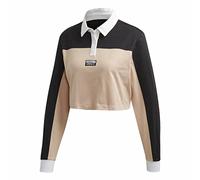 adidas Polo à Manches Courtes pour Femme Originals Cropped Noir