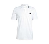 Adidas Polo Essentials Piqué 3 Stripes manches courtes blanc pur - M