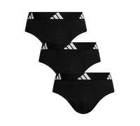 Slips hommes adidas ACTIVE FLEX COTTON Pack de 3 Noir EU S