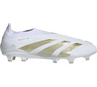 Adidas Predator 24 Elite Laceless Firm Ground Football Boots Blanc/Or/Blanc 11 (46) Male