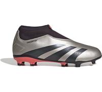 adidas Predator League Laceless FG Junior - Platinum Metallic / Aurora Black / Turbo, Platinum Metallic / Aurora Black / Turbo 28