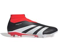 Adidas Predator 24 League Laceless Firm Ground Football Boots Noir/Blanc/Rouge 8.5 (42.7) Male