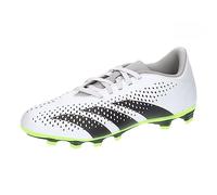 adidas Predator Accuracy.4 FxG J Football Shoes (Firm Ground), FTWR White/Core Black/Lucid Lemon, 38 2/3 EU