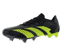 Adidas Predator Accuracy Injection.1 Chaussures de football basses à fond rigide, Noir - Fonctionne à l'énergie solaire - Jaune et gris, 44 2/3 EU