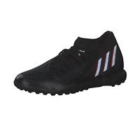 adidas Predator Edge.3 TF Baskets Unisexe pour Adulte, Core Black/FTWR White/Vivid Red, 36 2/3 EU
