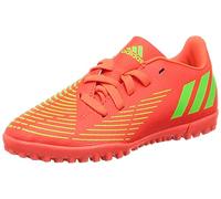 adidas Predator Edge.4 TF J, Sneakers Unisexes pour Enfants et Adolescents, Solar Red Solar Green Core Black, 33 EU