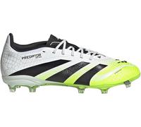 Adidas Predator Elite Childrens Firm Ground Football Boots Blanc/Noir/Citron C11 (29) Male