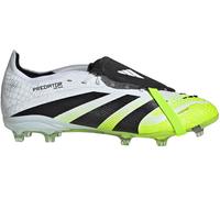 Adidas Predator Elite Fold-Over Tongue Childrens Firm Ground Football Boots Blanc/Noir/Citron C11 (29) Male