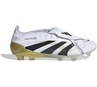 Adidas Predator Elite Fold-Over Tongue Firm Ground Football Boots Blanc/Noir/Or 8.5 (42.7) Male