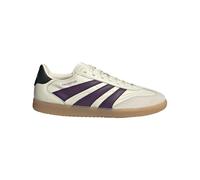 adidas Predator Freestyle Chaussures de football d'intérieur unisexes, Ivoire Aurora Plum Gold métallisé, 5.5 Women/4.5 Men