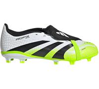 Adidas Predator League Fold-Over Tongue Childrens Firm Ground Football Boots Blanc/Noir/Citron C13 (31.5) Male