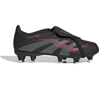 adidas Predator League Fold-Over Tongue Soft Ground Football Boots Kids Chaussures, Core Black/Grey Four/Lucid Red, 21 EU